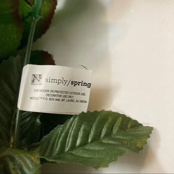 Roses Artificial Flowers Red Yellow Pink 2 Bunches 16" - Picture 2 of 12